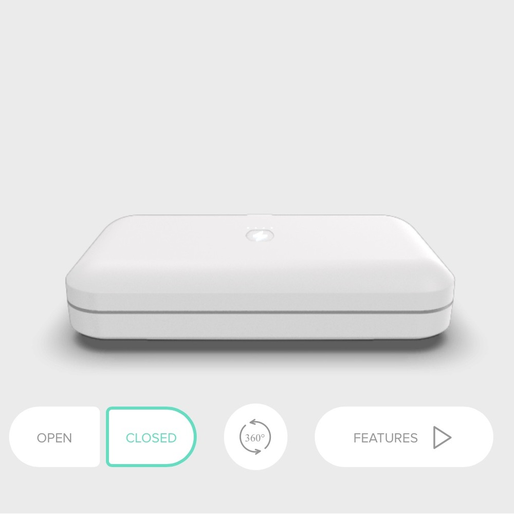 Phone soap go battery powered UV sanitizer and charger new!